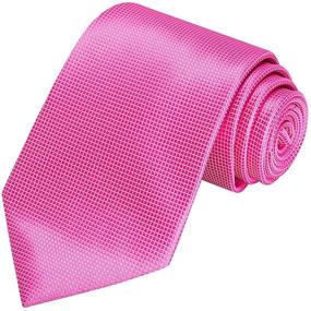 img 3 attached to 👔 Men's Solid Color Necktie by KissTies