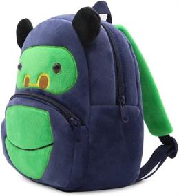 img 3 attached to 🐾 Cute Cartoon Animal Toddler School Backpack - Perfect for Kids' Delightful Backpacks