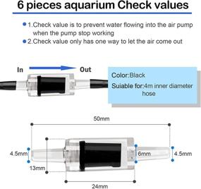 img 1 attached to 🐠 19.86ft/32.8ft/101.7ft Aquarium Airline Tubing Air Stone Combo Set for Fish Tank Aquarium - Check Valve, Suction Cups, Air Controller, and Connectors