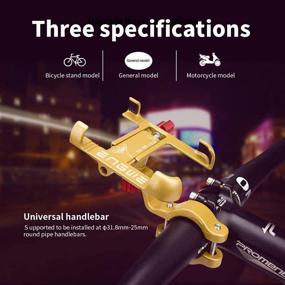 img 2 attached to 🚲 ENGWE Universal Bike Phone Mount: Adjustable Holder for iPhone Xs, Xs Max, XR, X, 8, Plus, Galaxy S10+, S10E, S9 - Fits Handlebars and Holds Phones 2.2-3.7" Wide