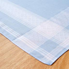 img 1 attached to Elegant Pattern Assorted Handkerchiefs: Men's Fashion Accessories for Hankies