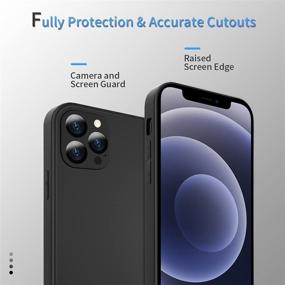 img 3 attached to Premium Magnetic Mag-Safe iPhone 12 Pro Max Case - Hard Matte Slim Magnet Cover with Frosted Glass Protector, Thin Shockproof Bumper, Anti-Scratch, Heavy Duty - Black