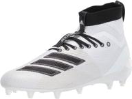 adidas adizero black metallic athletic men's football shoes логотип