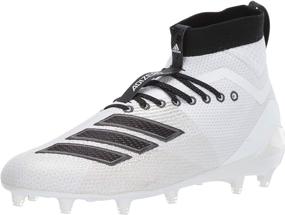 img 4 attached to Adidas Adizero Black Metallic Athletic Men's Football Shoes