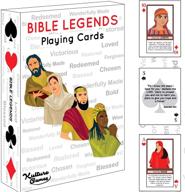 📚 bible legends: diverse characters, stories & encouraging verses on playing cards логотип