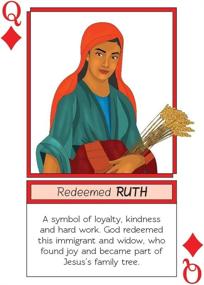 img 3 attached to 📚 Bible Legends: Diverse Characters, Stories & Encouraging Verses on Playing Cards