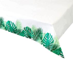 img 1 attached to 🎉 Fiesta Party Supplies by Talking Tables - Jungle, Luau, Hawaiian Themed Decoration for Baby Showers, Birthdays & More! Fiesta Paper Table Cloth Included.