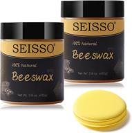 🐝 seisso natural beeswax wood polish, 2 packs, furniture cleaner and polisher for wood doors, tables, chairs, cabinets, and floors логотип