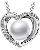 irresistible dancing 925 sterling silver love heart necklace: perfect christmas & birthday gifts for women and girls logo