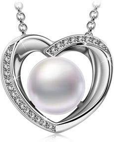 img 4 attached to Irresistible DANCING 925 Sterling Silver Love Heart Necklace: Perfect Christmas & Birthday Gifts for Women and Girls