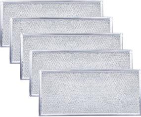 img 4 attached to 🔍 Premium Quality Aluminum Mesh Microwave Grease Filter Approx. 13'' x 6'' by Blue Stars - Perfect Fit for Whirlpool & Maytag Microwaves - Replaces AP5617368 W10208631 PS3650910 - Pack of 5