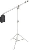 📸 neewer photo studio 2-in-1 light stand: adjustable height & boom arm for professional portrait video photography логотип