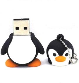 img 2 attached to 🐧 16ГБ Карикатурный животное Пингвин Pendrive - Aneew USB Flash Pen Drive Memory Thumb Stick Хранение данных Подарок для любителя (2.0)