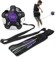 🏐 kabibin volleyball/soccer kick/throw trainer: football solo practice aid for juggling, foot control, kicking practice. fits ball size 3, 4, and 5 logo