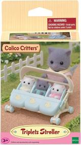 img 3 attached to Exploring Adventures: Calico Critters Triplet Stroller Accessory for Imaginative Play