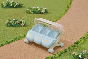 img 1 attached to Exploring Adventures: Calico Critters Triplet Stroller Accessory for Imaginative Play