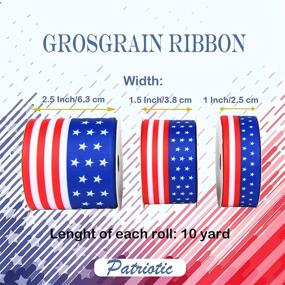 img 3 attached to America Stripes Patriotic Wreaths Decoration Sewing