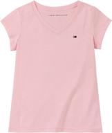 tommy hilfiger girls solid x large girls' clothing logo