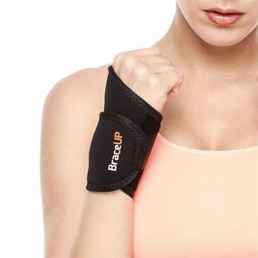 img 3 attached to BraceUP® Adjustable Wrist Support Black