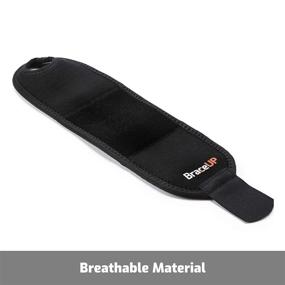 img 1 attached to BraceUP® Adjustable Wrist Support Black