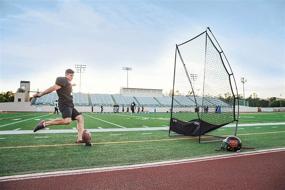 img 2 attached to Enhanced Performance Heavy-Duty Universal Football Kicking Tee by SKLZ