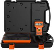 📊 elitech lmc-100a: advanced digital refrigerant charging weight scale for hvac, 220lbs - includes protective case logo