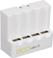 pilot automotive ca-9930 wall charger for usb rechargeable battery, 4 pack - usbcell eco: efficient charging solution for usbcell rechargeable batteries logo