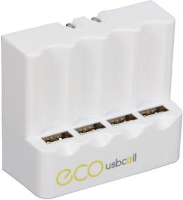 img 3 attached to Pilot Automotive CA-9930 Wall Charger for USB Rechargeable Battery, 4 Pack - USBCell ECO: Efficient Charging Solution for USBCell Rechargeable Batteries