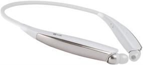 img 3 attached to Легкое прослушивание: наушники LG HBS-830 Tone Ultra Bluetooth в элегантном белом цвете - розничная упаковка.