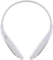 effortless listening: lg hbs-830 tone ultra bluetooth headset in elegant white - retail packaging logo