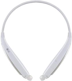 img 4 attached to Легкое прослушивание: наушники LG HBS-830 Tone Ultra Bluetooth в элегантном белом цвете - розничная упаковка.