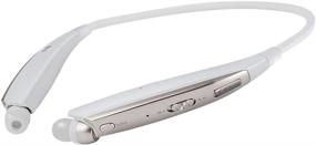 img 2 attached to Легкое прослушивание: наушники LG HBS-830 Tone Ultra Bluetooth в элегантном белом цвете - розничная упаковка.