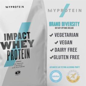 img 1 attached to Myprotein ® The WHEY: Muscle-Building Power with Aminogen, DigeZyme, and Tri Blend - Low Fat, Low Carb Chocolate Fudge Protein Powder, 60 Servings