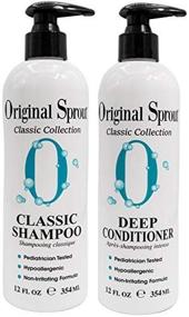 img 2 attached to 💆 Revitalize Your Hair with Original Sprout Classic Shampoo + Deep Conditioner 12 oz