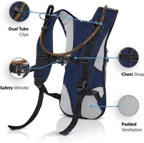 img 2 attached to 🎒 2L Water Bladder Hydration Pack Backpack with Water Buffalo