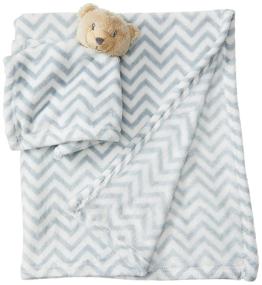 img 4 attached to Hudson Baby Unisex Plush Blanket with Security Bear: Ultimate Snuggle Companion for Your Little One