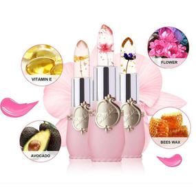 img 2 attached to 💄 Petansy 6-Pack Crystal Jelly Flower Lipstick Set - Nutritious Temperature Change Lip Balm for Long-Lasting Moisturized Lips - Magic Color-Changing Lip Gloss Stick Set