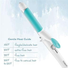 img 1 attached to 🔴 Conair OhSoKind Curling 1 дюйм Silicone: Шадрукливый и Эффективный Инструмент для укладки волос