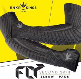 img 2 attached to 🧤 Bunkerkings Fly Compression Elbow Pads in Sleek Black Finish: Unmatched Protection and Comfort