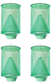 img 4 attached to Soplus 4 Pack Premium Ranch Fly Cage with Pots - New Indoor/Outdoor Ranch Tools for Family Farms, Park, and Restaurants