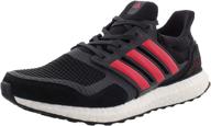 black and red 🖤 adidas women's ultraboost s&l running sneakers logo