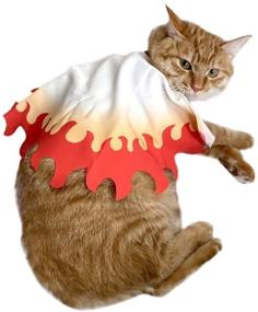 img 4 attached to 🎃 Halloween Pet Costume: Anime Cosplay Clothes for Your Small Dog or Cat - Adorable Kimono Cartoon Outfit!