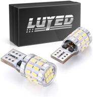 💡 суперяркие лампы luyed canbus led 2x 530 люмен 194 168 2825 – ксеноново-белые с улучшенным теплорассеиванием логотип