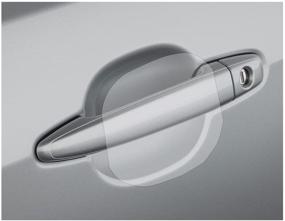img 3 attached to 🚪 2020-2022 Kia Telluride: Набор из 4 индивидуально подходящих пленок для защиты от царапин на ручках дверей и чашках дверей с функцией самовосстановления от 3M.