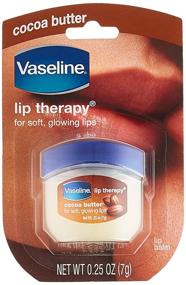 img 2 attached to 💧 Moisturizing Power Trio: Vaseline Lip Therapy Cocoa Butter .25 oz - Pack of 3