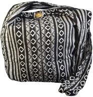 👜 casual cotton sling crossbody hippie women's handbags & wallets: trendy and convenient options logo