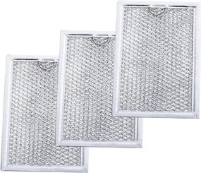 img 4 attached to 🌟 Blue Stars Ultra Durable WB06X10309 Microwave Oven Grease Filter - GE & Kenmore Replacements - Pack of 3