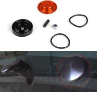 ✅ waterproof honda aluminum rear wiper delete kit - car accessories for block off plug cap logo