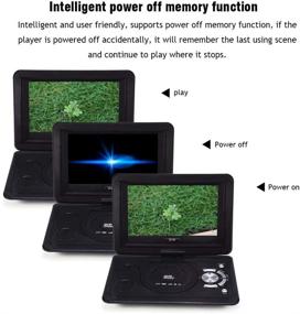 img 3 attached to 10.1in 3D Stereo Portable DVD Player with U Disk/SD/MS/MMC Card Support, Multiple TV Channels, Game Disk Compatibility, Gamepad Included, 270° Rotatable Screen, Anti-Vibration Design, Memory Function, Rechargeable Battery (US)