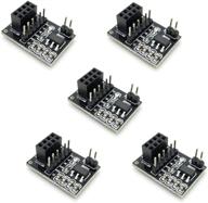 black socket adapter board for 8pin nrf24l01 wireless module (5-pack): enhanced connectivity solution logo